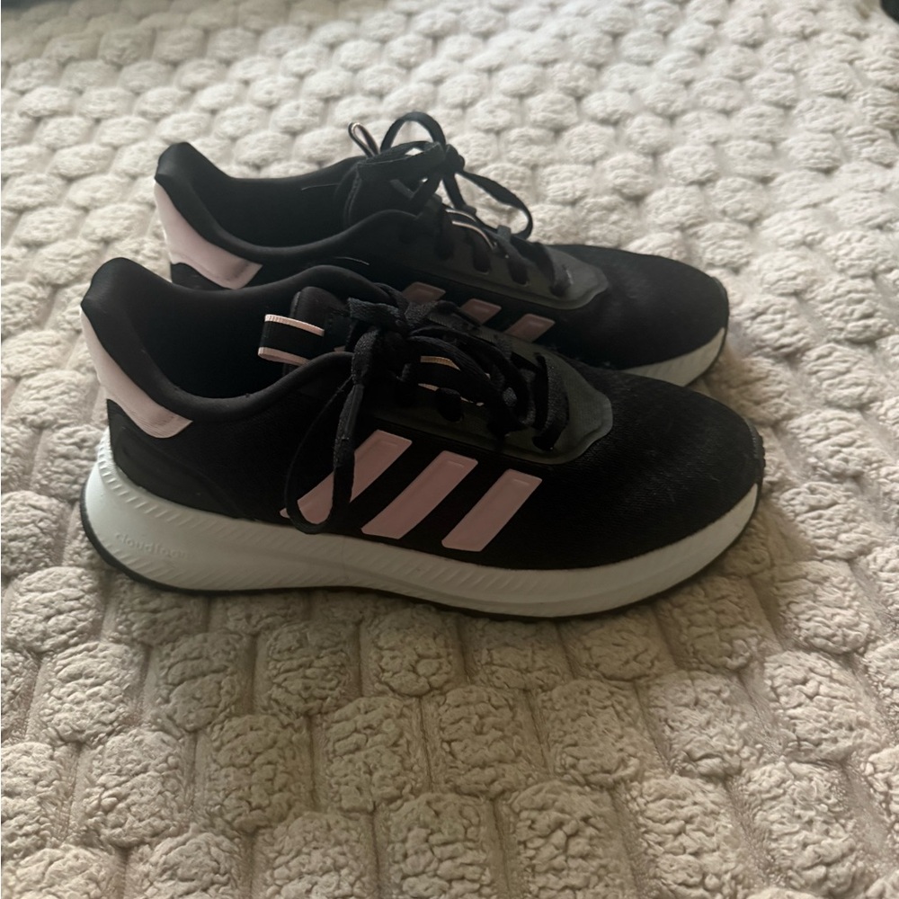 Adidas Women's Black and Pink Athletic Shoes